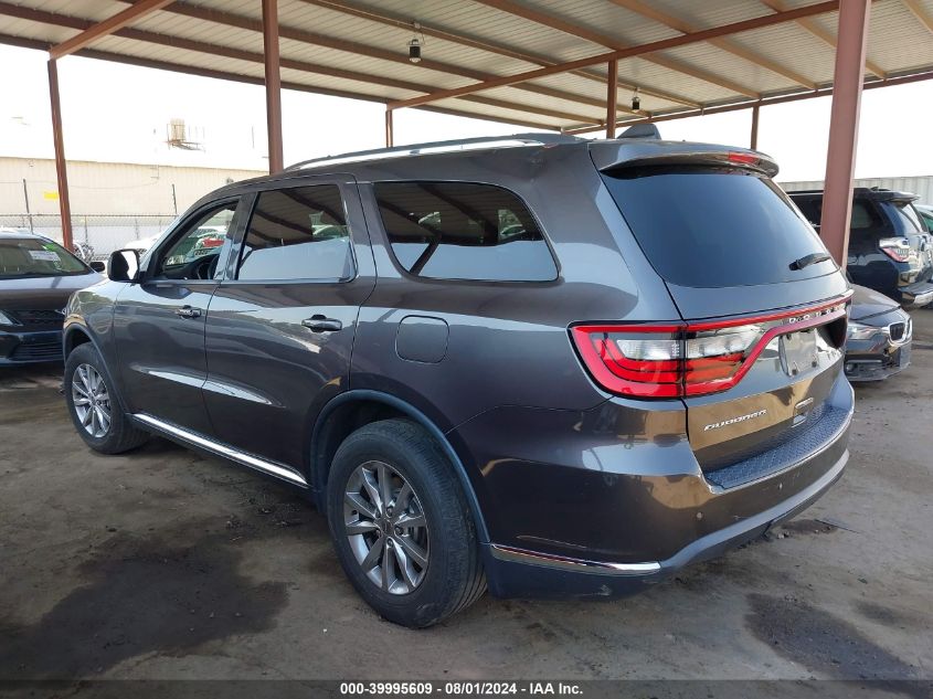 2016 Dodge Durango Sxt VIN: 1C4RDHAG8GC483753 Lot: 39995609