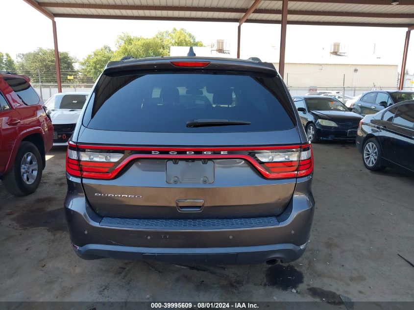 2016 Dodge Durango Sxt VIN: 1C4RDHAG8GC483753 Lot: 39995609