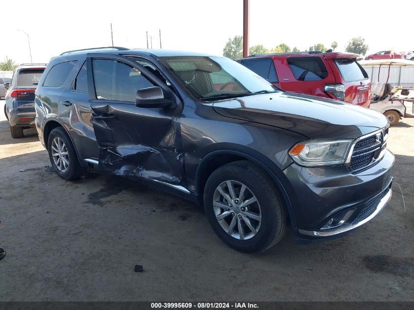 2016 Dodge Durango Sxt VIN: 1C4RDHAG8GC483753 Lot: 39995609
