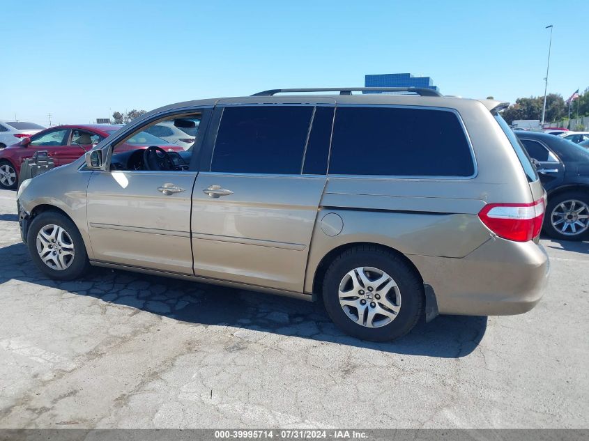 2005 Honda Odyssey Ex-L VIN: 5FNRL38765B047611 Lot: 39995714