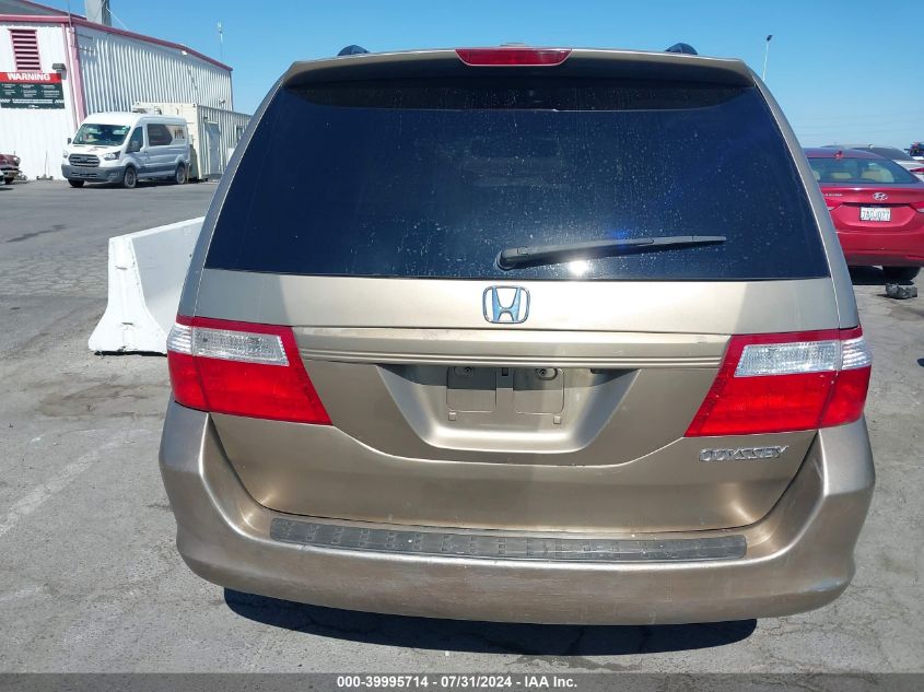 2005 Honda Odyssey Ex-L VIN: 5FNRL38765B047611 Lot: 39995714