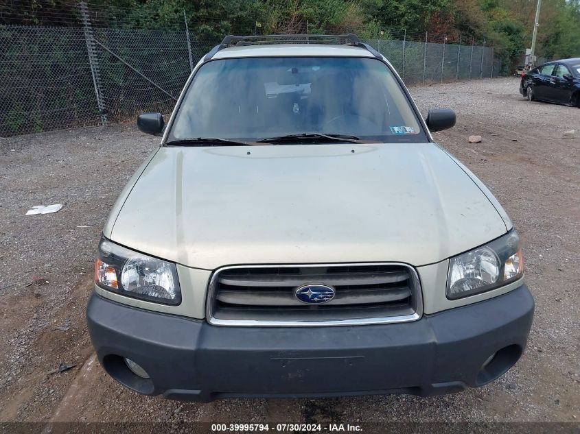 2005 Subaru Forester 2.5X VIN: JF1SG63655G703993 Lot: 39995794