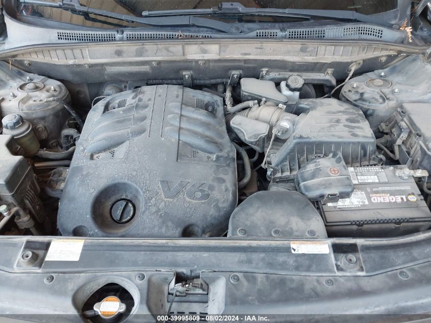 2011 Hyundai Veracruz Gls/Limited VIN: KM8NU4CC1BU170754 Lot: 39995809