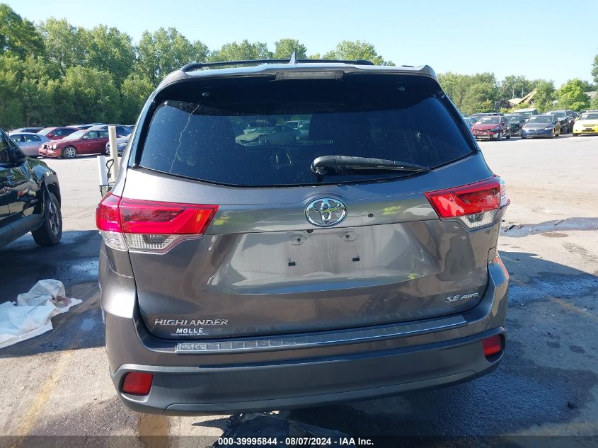 2017 Toyota Highlander Se VIN: 5TDJZRFH2HS439995 Lot: 39995844