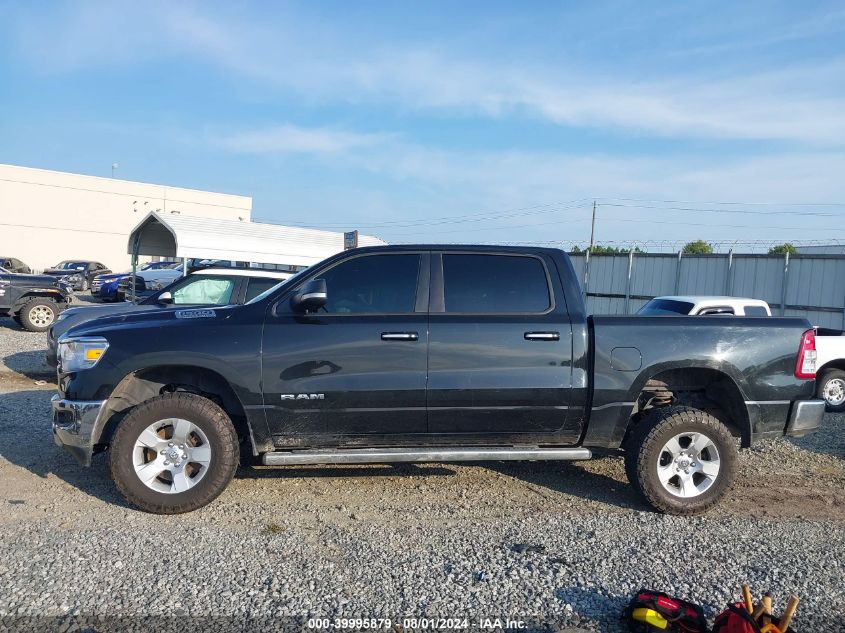 2019 Ram 1500 Big Horn/Lone Star 4X4 5'7 Box VIN: 1C6SRFFT9KN553598 Lot: 39995879