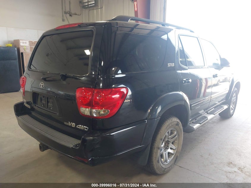 2005 Toyota Sequoia Sr5 V8 VIN: 5TDBT44A55S245178 Lot: 39996016