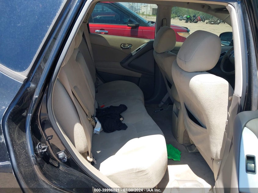 2010 Nissan Murano Sl VIN: JN8AZ1MU4AW002074 Lot: 39996021