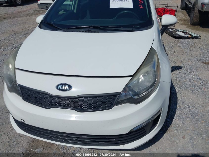 2016 Kia Rio Lx VIN: KNADM4A32G6699397 Lot: 39996282