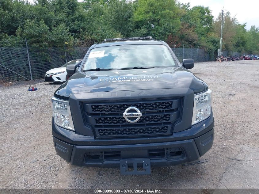 2022 Nissan Titan S 4X2 VIN: 1N6AA1EE4NN100069 Lot: 39996303