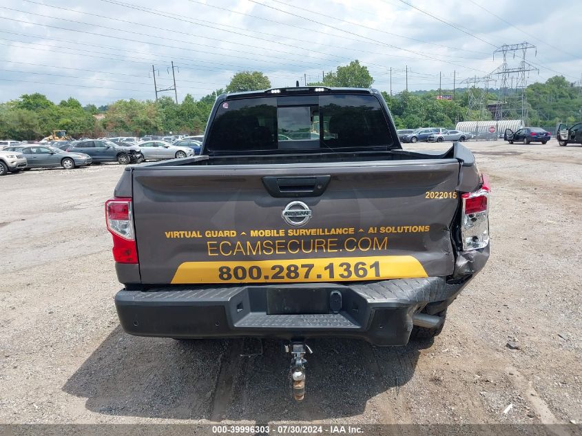 2022 Nissan Titan S 4X2 VIN: 1N6AA1EE4NN100069 Lot: 39996303