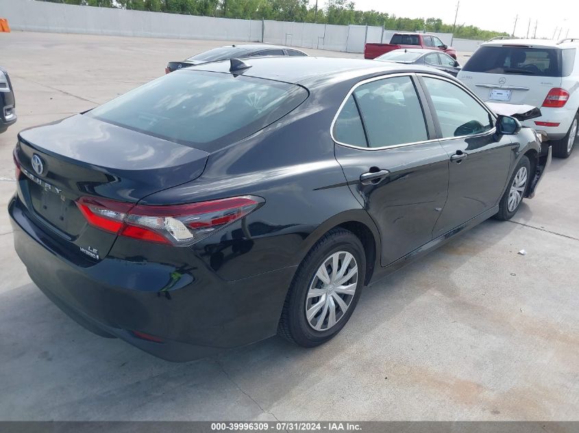 2022 Toyota Camry Le Hybrid VIN: 4T1C31AK3NU582021 Lot: 39996309