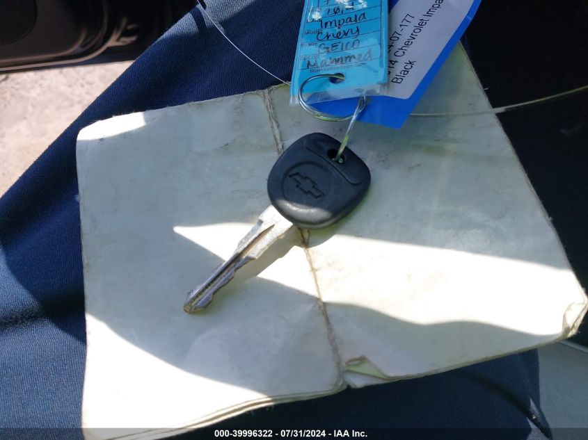 2014 CHEVROLET IMPALA LIMITED LTZ - 2G1WC5E33E1129453