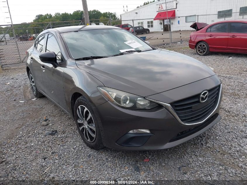 JM1BM1T73E1132134 | 2014 MAZDA MAZDA3