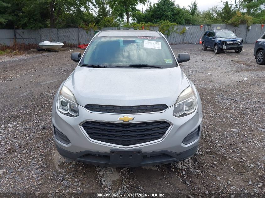 2016 Chevrolet Equinox Ls VIN: 2GNFLEEK1G6267620 Lot: 39996367