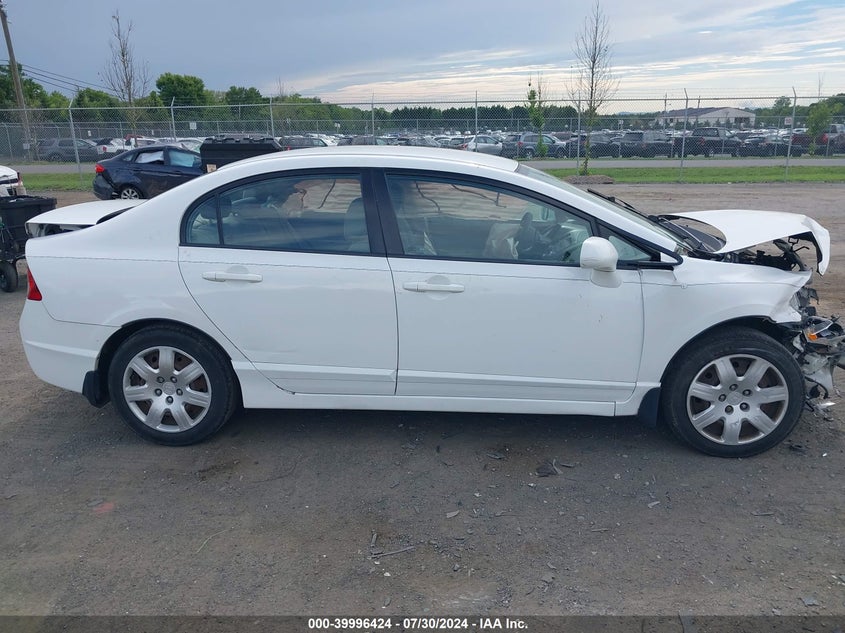 2009 Honda Civic Lx VIN: 2HGFA165X9H526579 Lot: 39996424