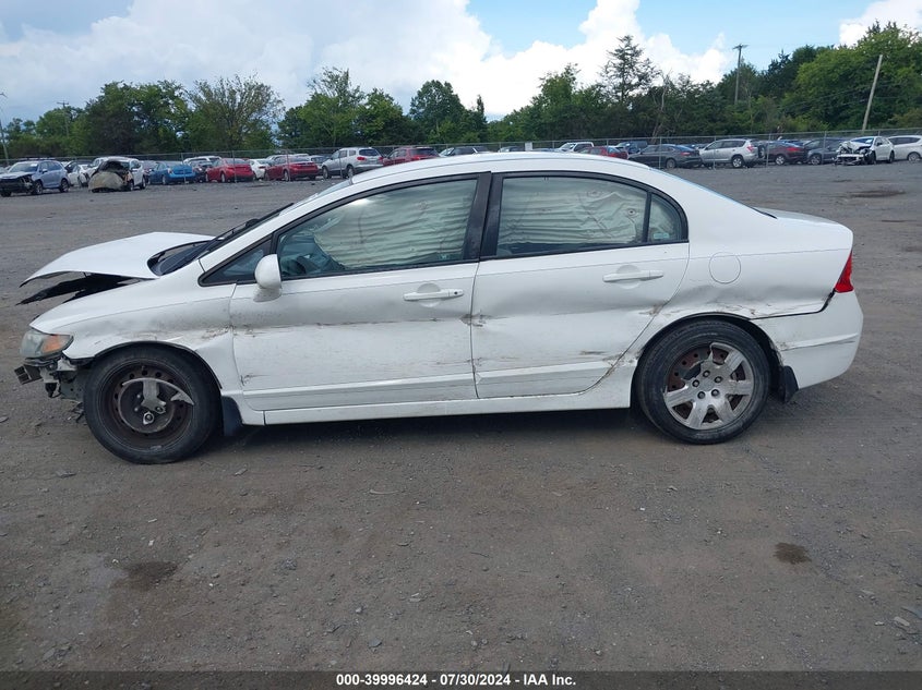 2009 Honda Civic Lx VIN: 2HGFA165X9H526579 Lot: 39996424