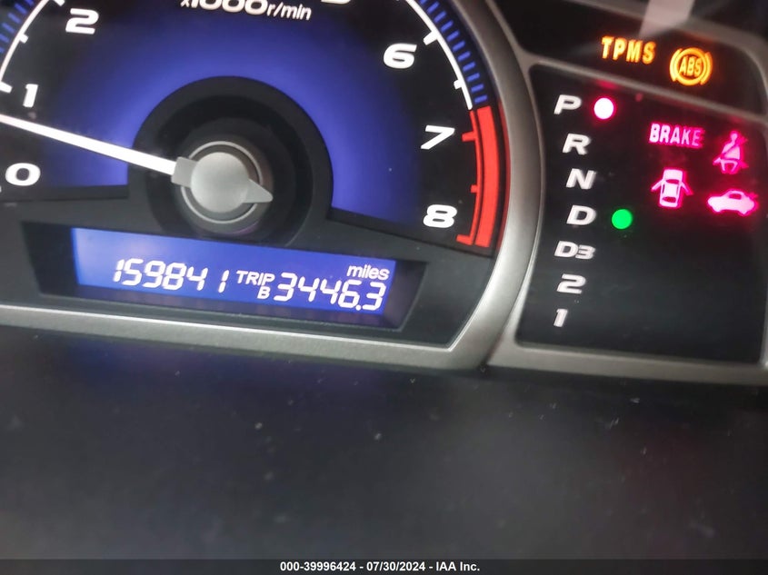 2009 Honda Civic Lx VIN: 2HGFA165X9H526579 Lot: 39996424