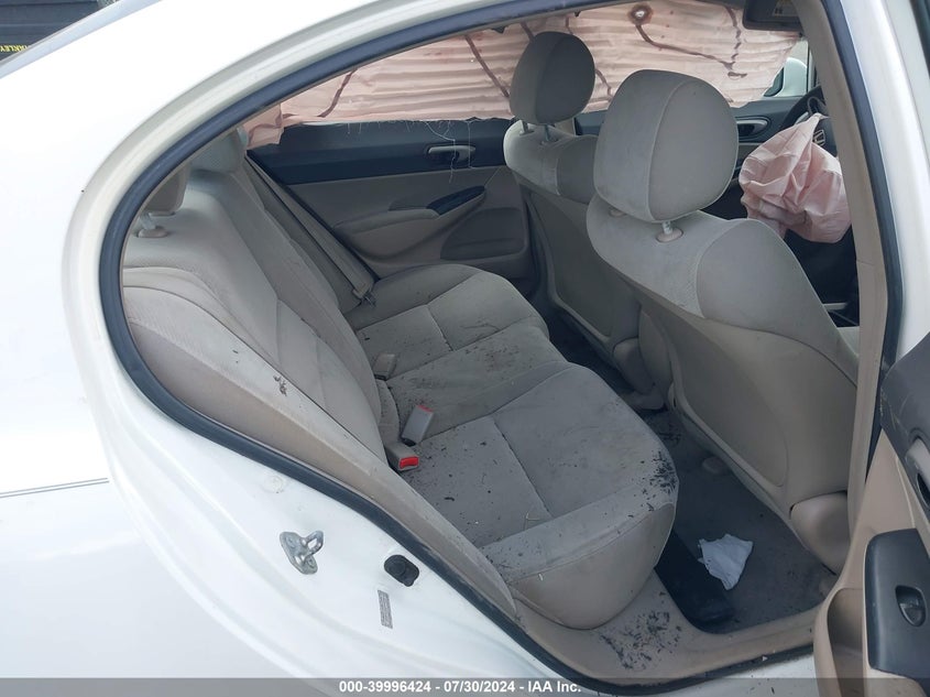 2009 Honda Civic Lx VIN: 2HGFA165X9H526579 Lot: 39996424