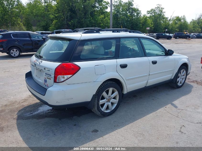 4S4BP61C687313973 | 2008 SUBARU OUTBACK