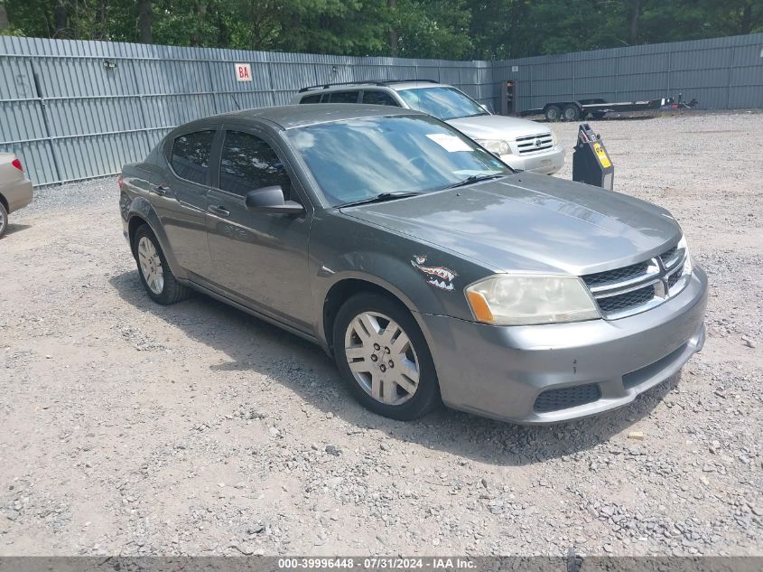 1C3CDZAB7DN746433 2013 Dodge Avenger Se