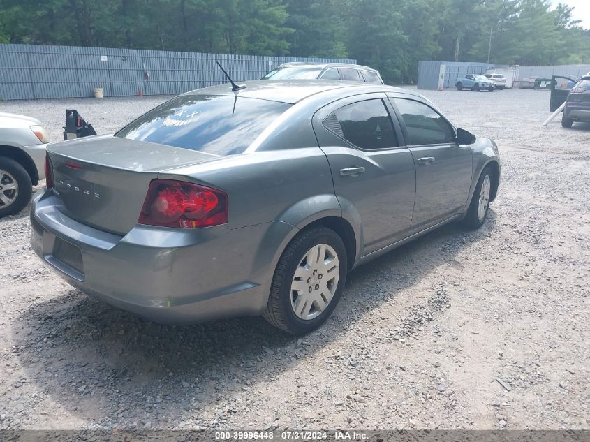 1C3CDZAB7DN746433 2013 Dodge Avenger Se