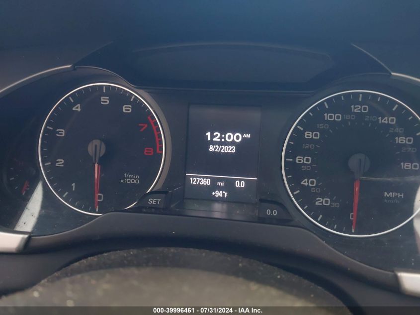 2012 Audi A4 2.0T Premium VIN: WAUFFAFL3CN005410 Lot: 39996461