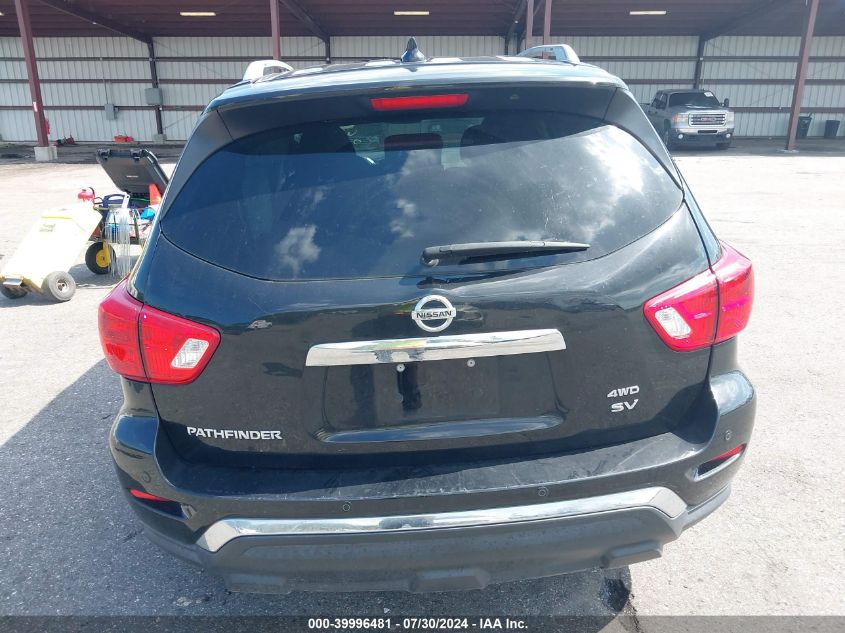 2019 Nissan Pathfinder Sv VIN: 5N1DR2MM8KC634878 Lot: 39996481