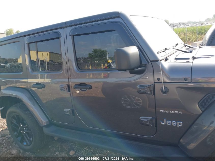 2022 Jeep Wrangler 4Xe Unlimited Sahara 4X4 VIN: 1C4JJXP62NW178792 Lot: 39996503