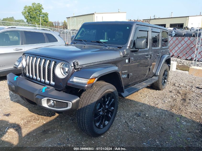 2022 Jeep Wrangler 4Xe Unlimited Sahara 4X4 VIN: 1C4JJXP62NW178792 Lot: 39996503