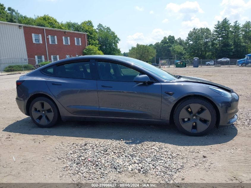 2023 Tesla Model 3 Rear-Wheel Drive VIN: 5YJ3E1EA3PF657229 Lot: 39996627