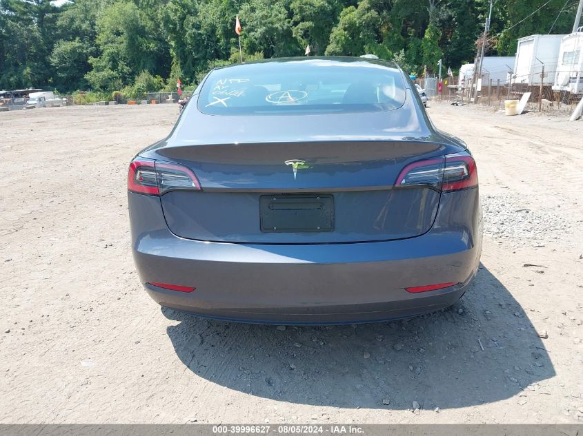 2023 Tesla Model 3 Rear-Wheel Drive VIN: 5YJ3E1EA3PF657229 Lot: 39996627