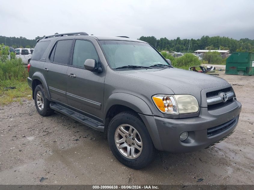 2005 Toyota Sequoia Limited V8 VIN: 5TDBT48A85S250157 Lot: 39996638