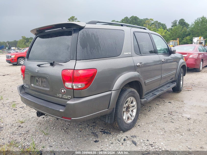 2005 Toyota Sequoia Limited V8 VIN: 5TDBT48A85S250157 Lot: 39996638