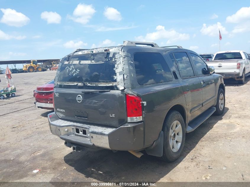 2004 Nissan Pathfinder Armada Le/Se/Se Off-Road VIN: 5N1AA08B54N746102 Lot: 39996671