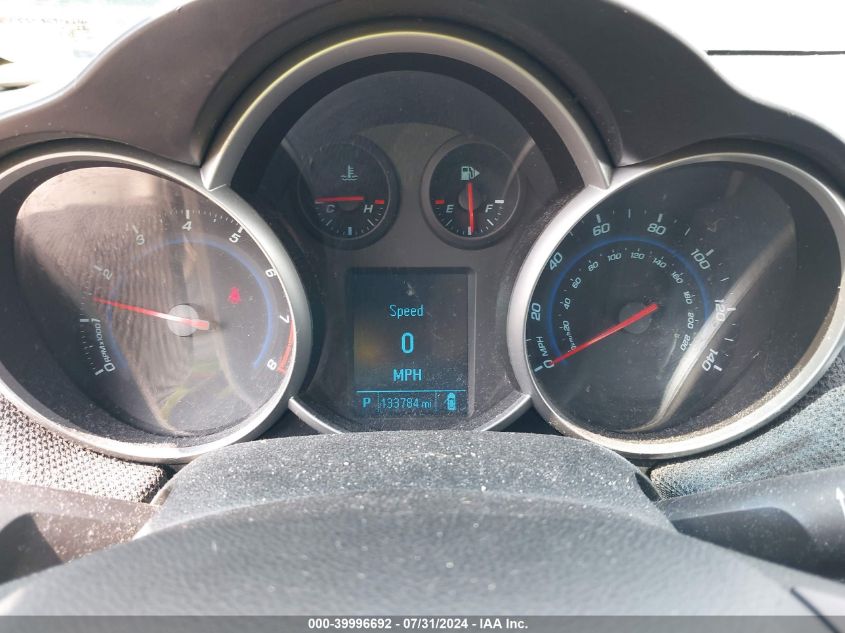 2012 Chevrolet Cruze 1Lt VIN: 1G1PF5SC8C7189454 Lot: 39996692