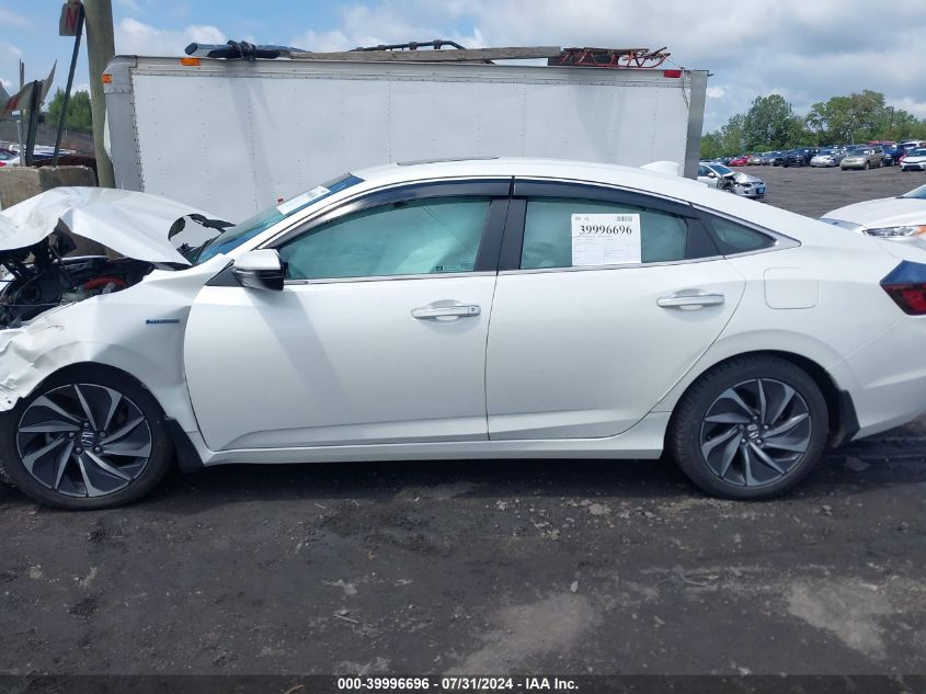 2019 Honda Insight Touring VIN: 19XZE4F9XKE001317 Lot: 39996696