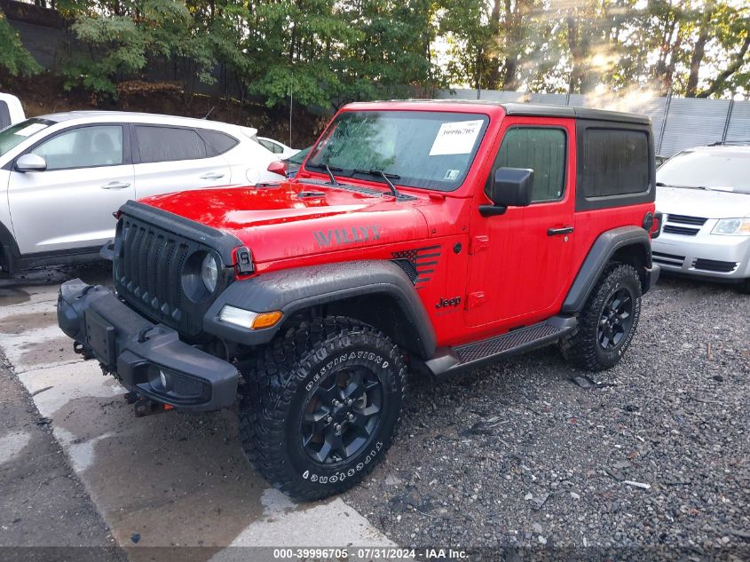 1C4GJXAN8MW662359 2021 JEEP WRANGLER - Image 2