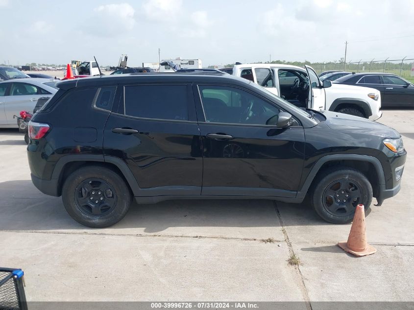 2018 Jeep Compass Sport VIN: 3C4NJCAB0JT339480 Lot: 39996726