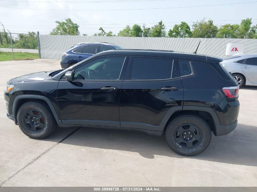 2018 Jeep Compass Sport VIN: 3C4NJCAB0JT339480 Lot: 39996726