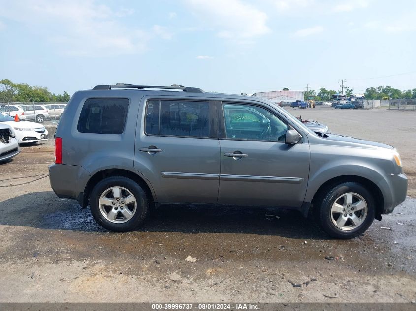 2011 Honda Pilot Ex-L VIN: 5FNYF4H68BB056869 Lot: 39996737