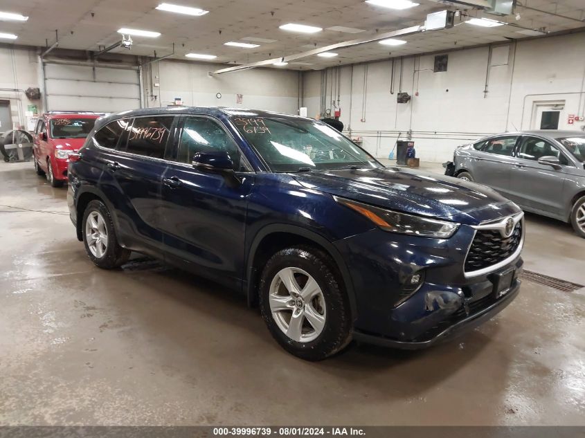 2022 TOYOTA HIGHLANDER LE - 5TDBZRBHXNS580593