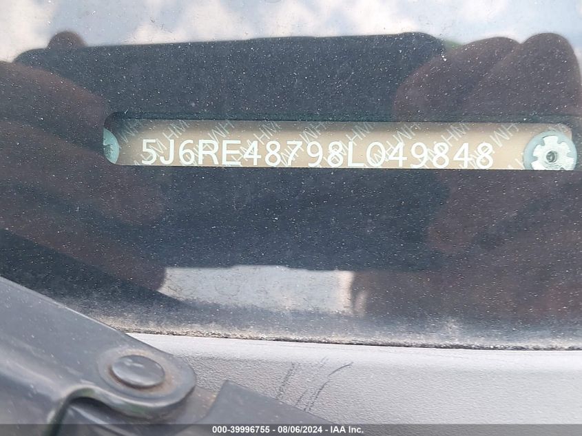 2008 Honda Cr-V Ex-L VIN: 5J6RE48798L049848 Lot: 39996755