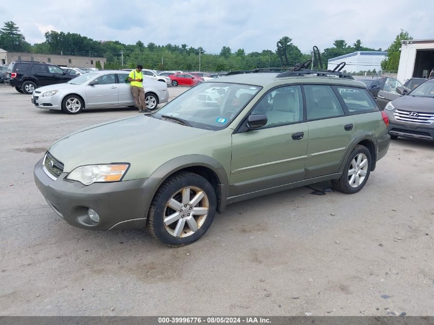 2006 Subaru Outback 2.5I VIN: 4S4BP61C467330591 Lot: 39996776