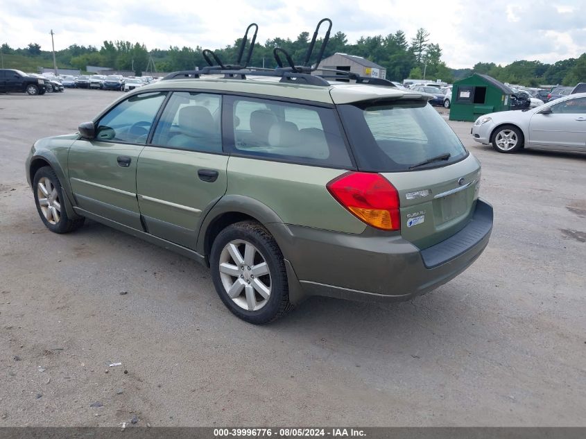 2006 Subaru Outback 2.5I VIN: 4S4BP61C467330591 Lot: 39996776