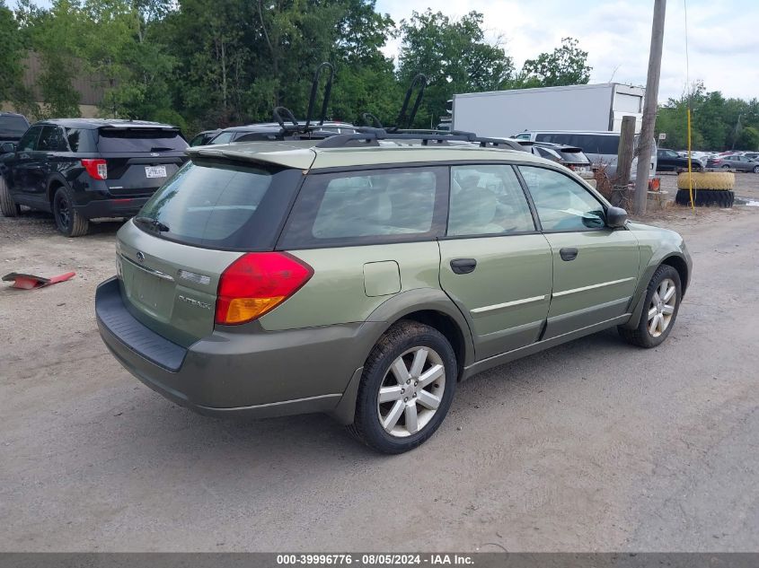 2006 Subaru Outback 2.5I VIN: 4S4BP61C467330591 Lot: 39996776