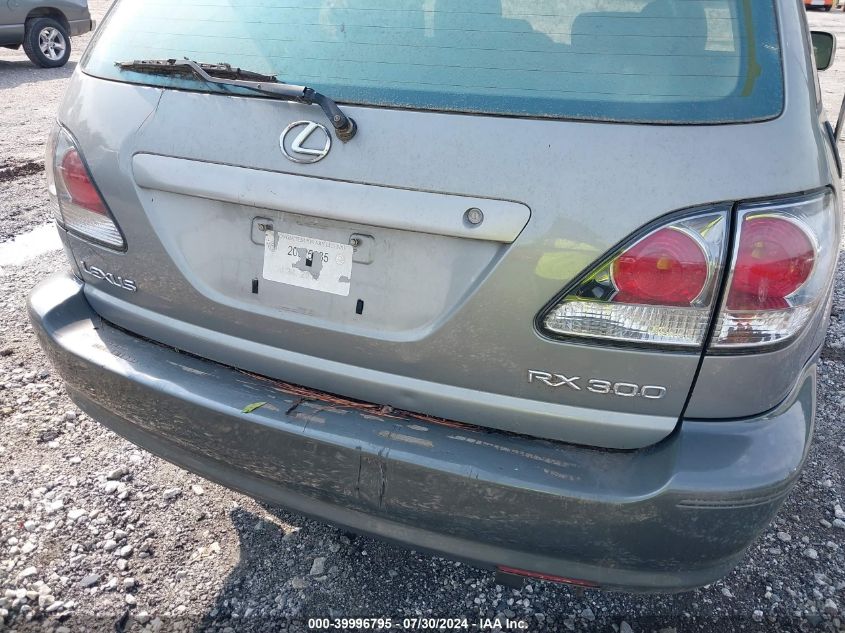 2002 Lexus Rx 300 VIN: JTJHF10U920289440 Lot: 39996795