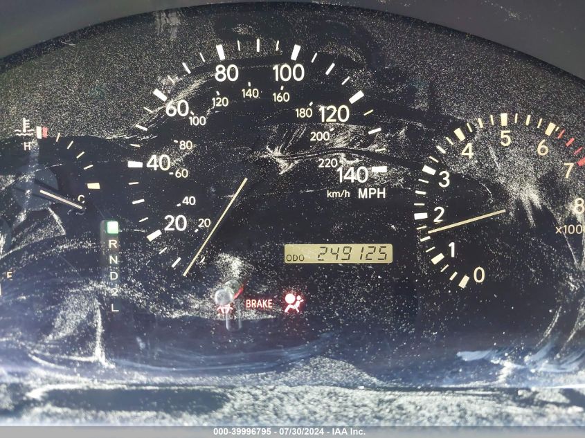 2002 Lexus Rx 300 VIN: JTJHF10U920289440 Lot: 39996795