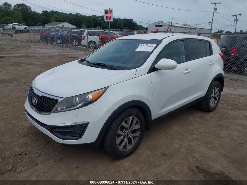 KNDPB3ACXF7785257 2015 KIA SPORTAGE - Image 2