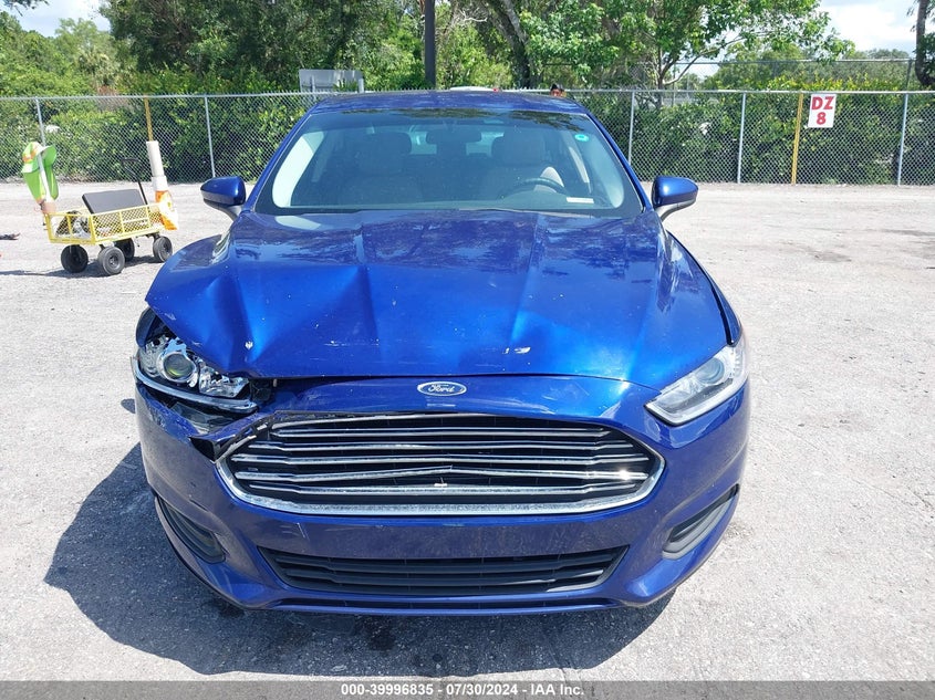 2016 Ford Fusion S VIN: 3FA6P0G75GR376508 Lot: 39996835