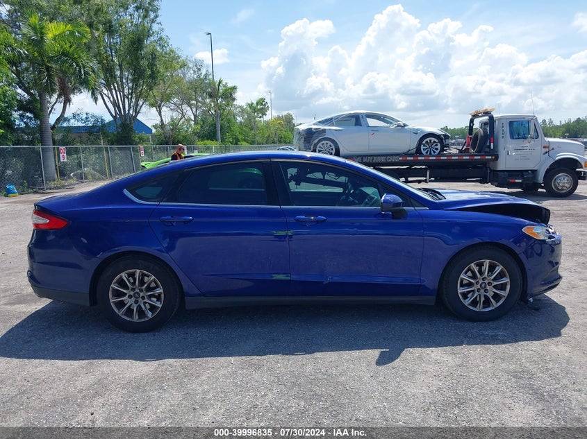 2016 Ford Fusion S VIN: 3FA6P0G75GR376508 Lot: 39996835